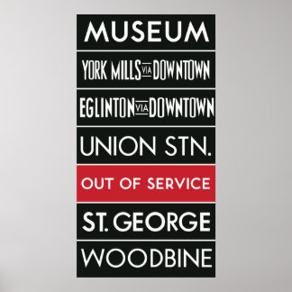TTC Subway Destination Sign v1