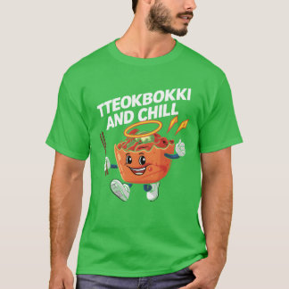 Tteokbokki And Chill Korean Food Love boy T-Shirt