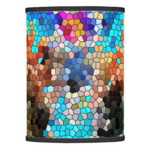 TTEQOTGCubismINV SGDRKDP BLUE Lamp Shade