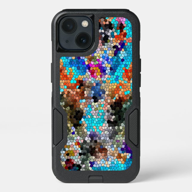 TTEQOTGCubismINV SGDRKDP BLUE Otterbox iPhone Case (Back)