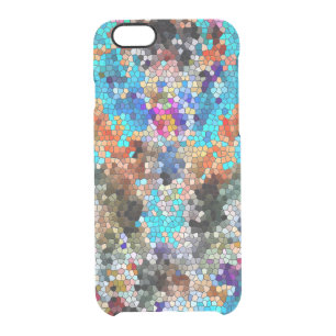 TTEQOTGCubismINV SGDRKDP BLUE Clear iPhone 6/6S Case