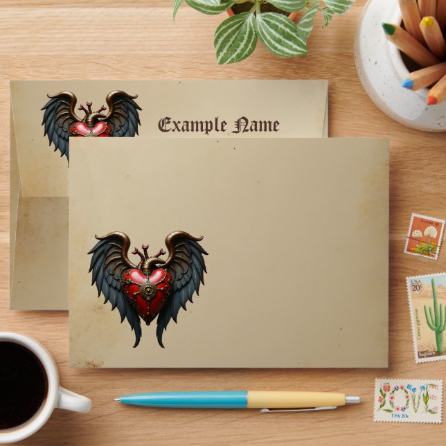 TThe pulsating heart of mechanics,  Envelope (Desk)