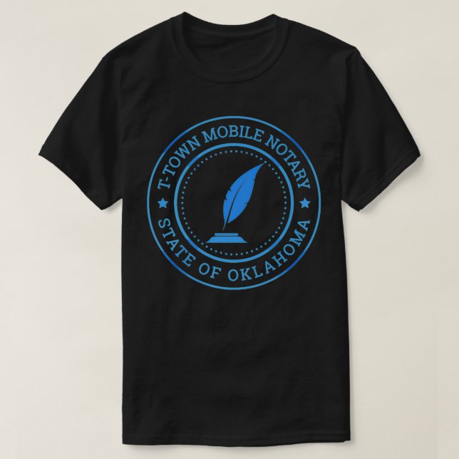 TTown Mobile Notary Tee Premium  (Design Front)