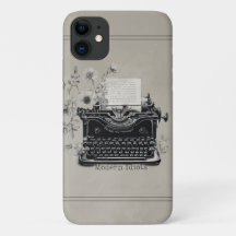 ttpd typewriter vintage modern idiots wildflowers