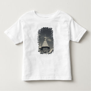 Ttraditional wooden Russian Orthodox church Toddler T-shirt