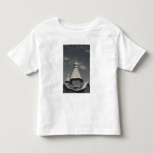 Ttraditional wooden Russian Orthodox church Toddler T-shirt