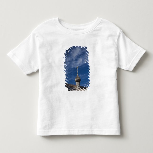 Ttraditional wooden Russian Orthodox church Toddler T-shirt (Front)