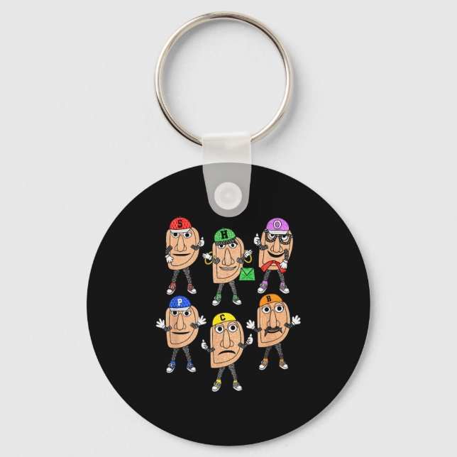 Ttsburgh Erogies Funny Meme  Keychain (Front)