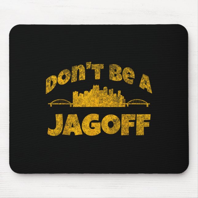 Ttsburgh Jagoff Yinz Funny Yinzer Steel City 412 H Mouse Pad (Front)