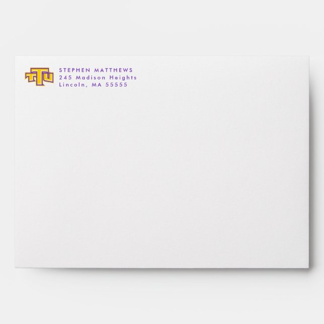 TTU ENVELOPE (Front)