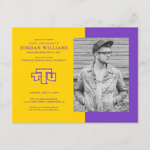 TTU Graduation Announcement Postcard