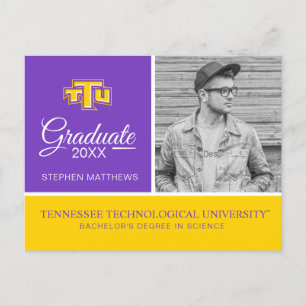 TTU Graduation Announcement Postcard