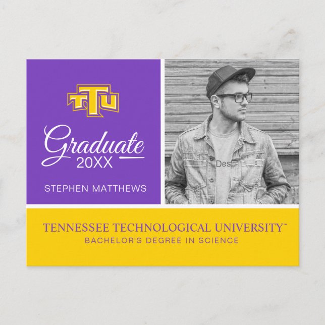 TTU | Graduation Announcement Postcard (Front)