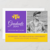 TTU | Graduation Invitation (Front/Back)
