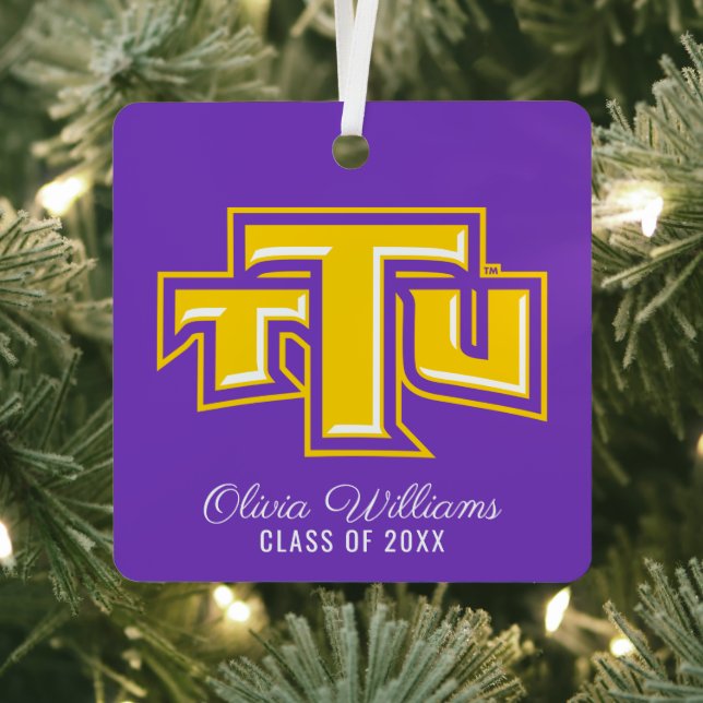TTU | Graduation Metal Ornament (Insitu)