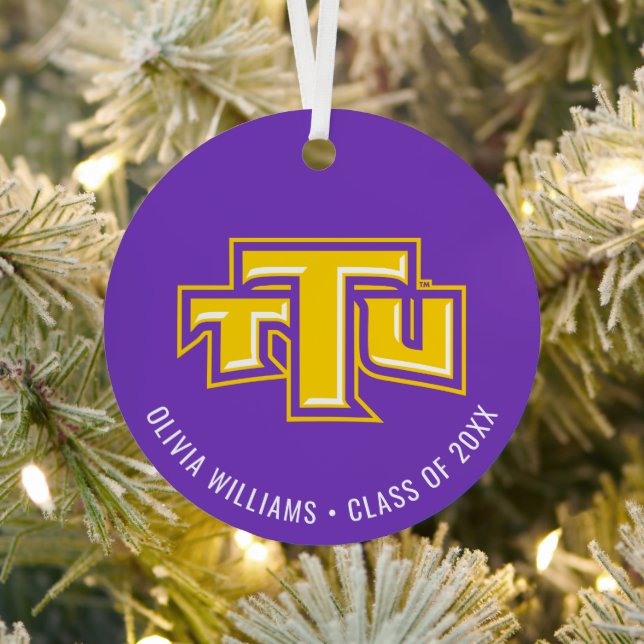 TTU | Graduation Metal Ornament (Insitu)