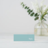 Ttys Networking Minimalistic  Business Card (Standing Front)