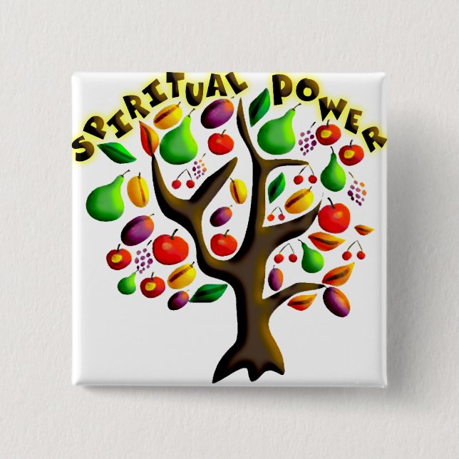 Tu Bishvat Button (Front)