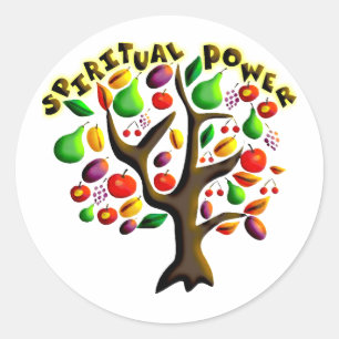 Tu Bishvat Classic Round Sticker