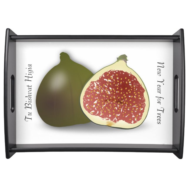 Tu Bishvat Fig Serving Tray (Front)
