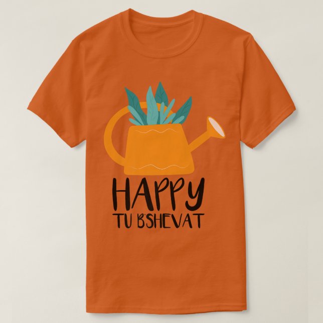 Tu BiShvat Happy Tu B'Shevat Premium T-Shirt 1375 (Design Front)