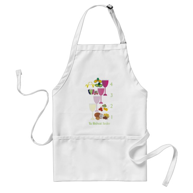 Tu Bishvat Seder Adult Apron (Front)