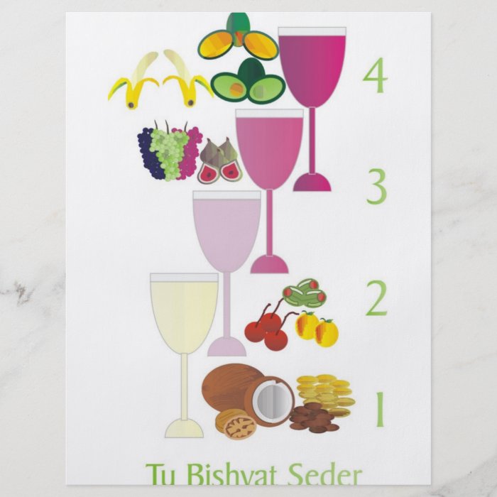 Tu Bishvat Seder Custom Flyer