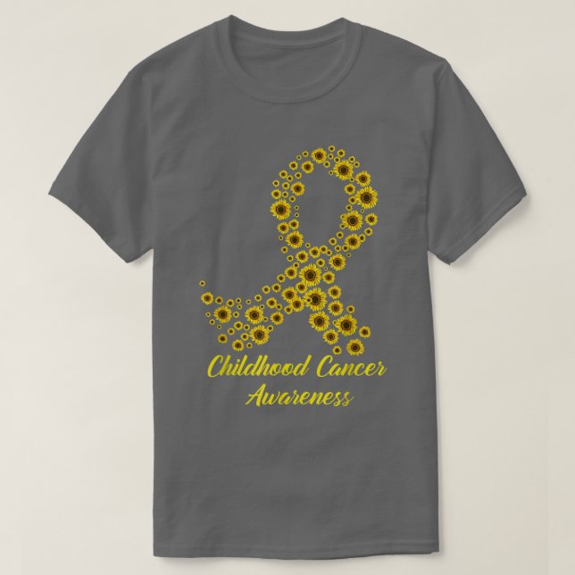 Tu Childhood Cancer Awareness Month Costume Yellow T-Shirt (Design Front)