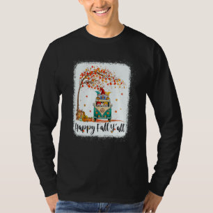 Tu Happy Fall Y'all Thanksgiving Gnome Costume Aut T-Shirt