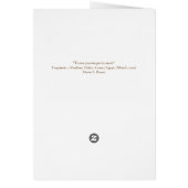 Tu me prenais Card (Back)