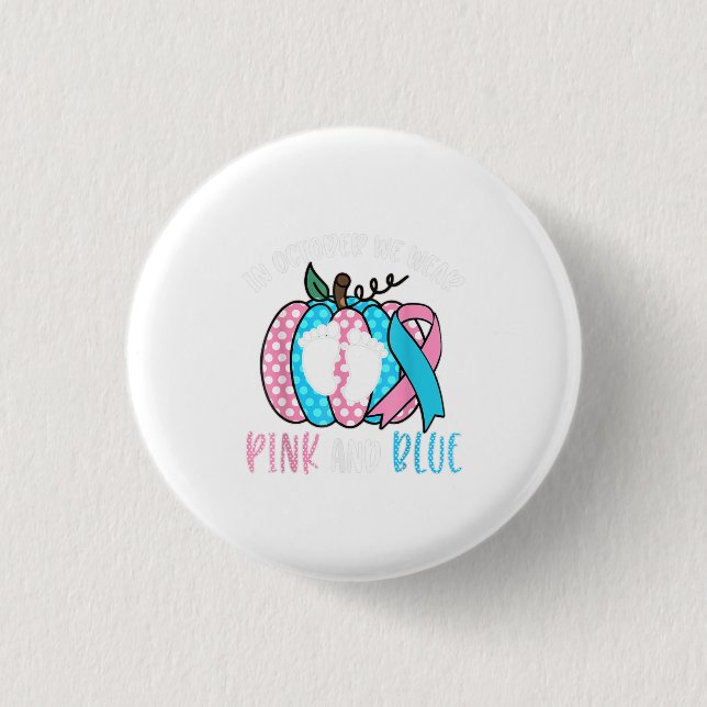 Tu Pregnancy And Infant Loss Awareness Costume Pum Button (Front)