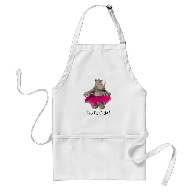 Tu-Tu Cute Rhino Apron (Front)