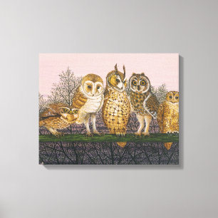 Tu-whit Tu-whooing Canvas Print