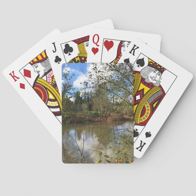Tualatin River, Oregon Poker Cards (Back)