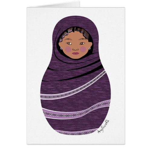 Tuareg Matryoshka Card