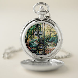 Tub Mill Bathed in Sunshine Pocket Watch