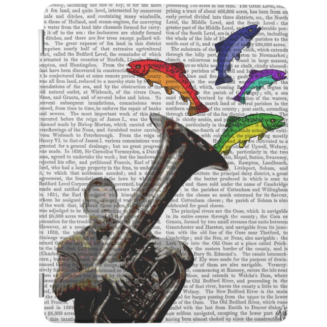 Tuba And Fish iPad Air Cover (Front)