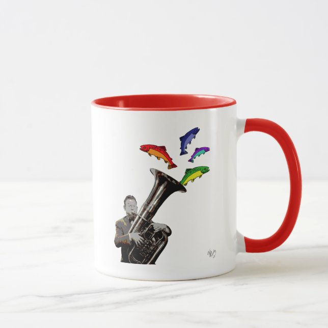 Tuba And Fish Mug (Right)
