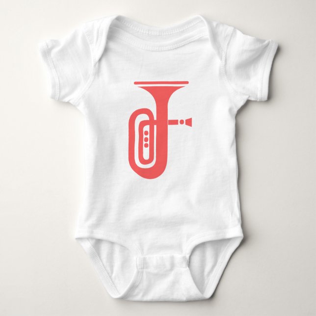 Tuba Baby Bodysuit (Front)