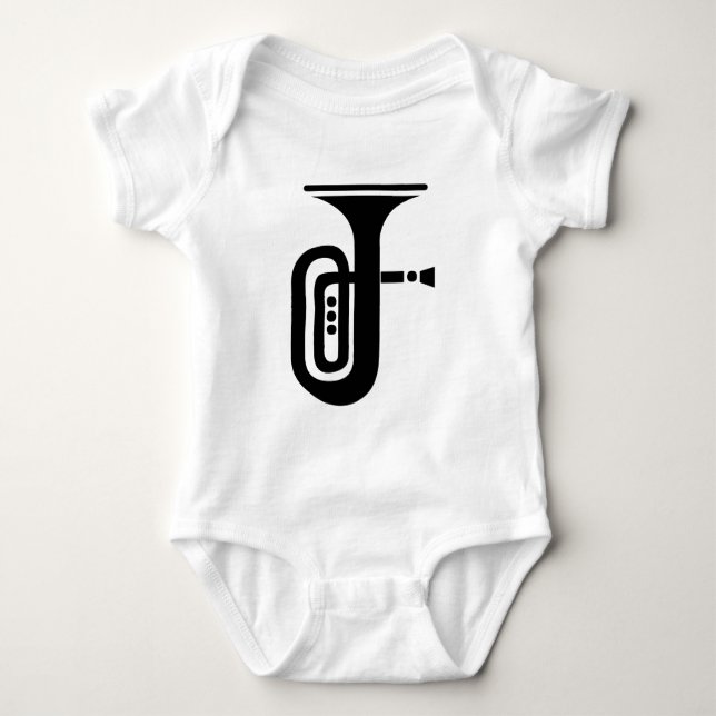 Tuba Baby Bodysuit (Front)