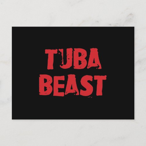 Tuba Beast Postcard