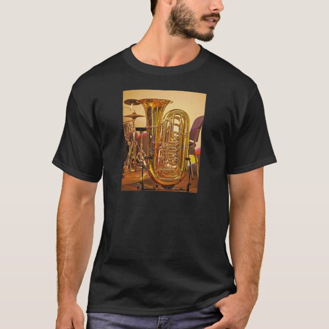 Tuba brass musical instrument T-Shirt (Front)