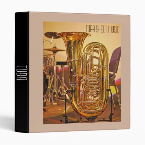 Tuba brass Sheet Music student folder