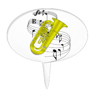 Tuba Cake Topper