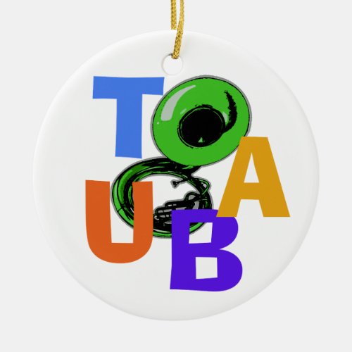 TUBA CERAMIC ORNAMENT