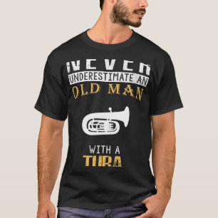 Tuba Charm: Old Man Musician Tee for Bass Humor an