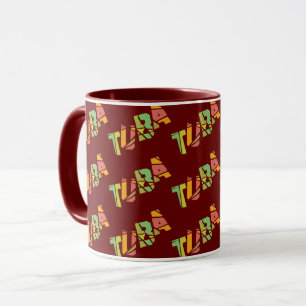 Tuba Cracked Text Mug