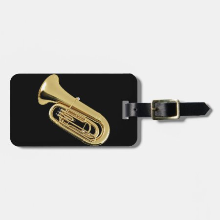 "tuba" Design Gifts And Products Luggage Tag