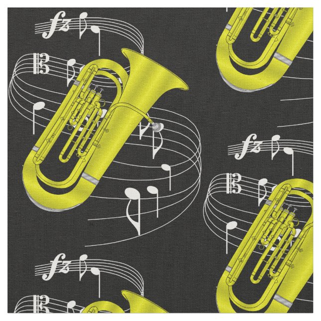 Tuba Fabric- Dark Fabric (Close Up)