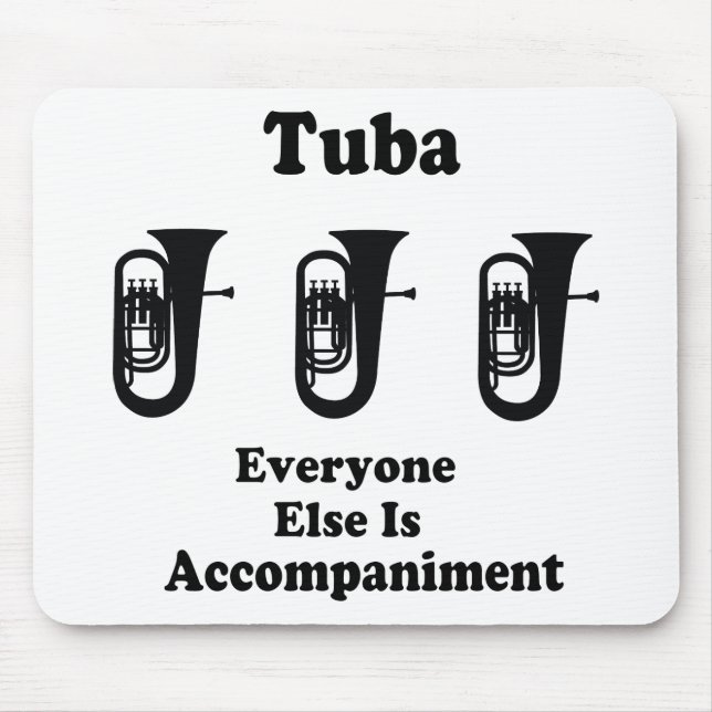 Tuba Gift Mouse Pad (Front)